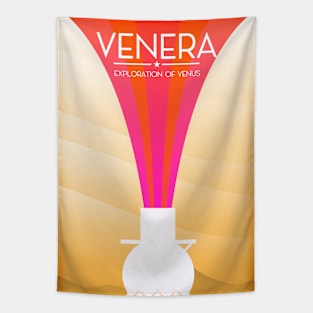 Venera Exploration of Venus Tapestry