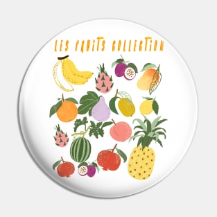 cute graphic fruit design for fruit lovers Pin