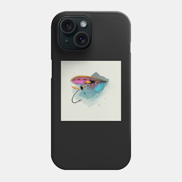 Salmon Fly No.6 Phone Case by MikaelJenei