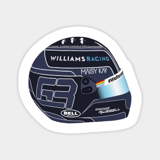 George Russell Abu Dhabi helmet 2020 Magnet