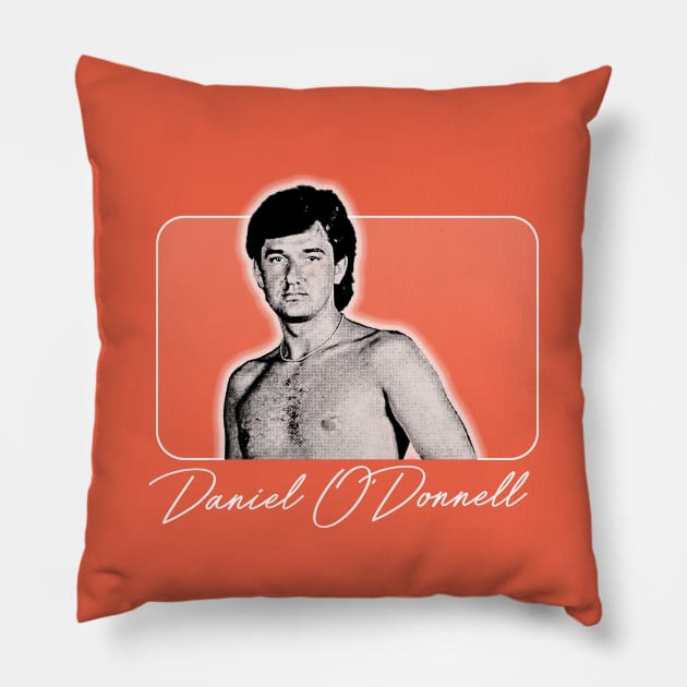 Retro Style Daniel O'Donnell Fan Design Pillow by feck!