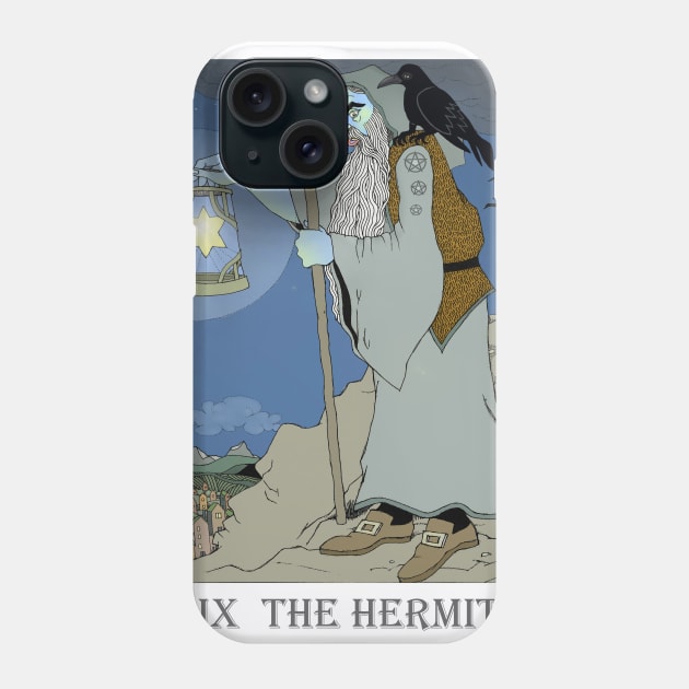 Tarot The Hermit Phone Case by christoph