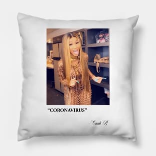 Coronavirus - Cardi B Pillow