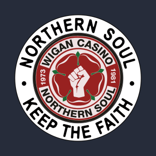 Northern Soul Badges, Wigan '81 Keep The Faith T-Shirt