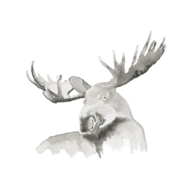 Moose Painting by Bollocks