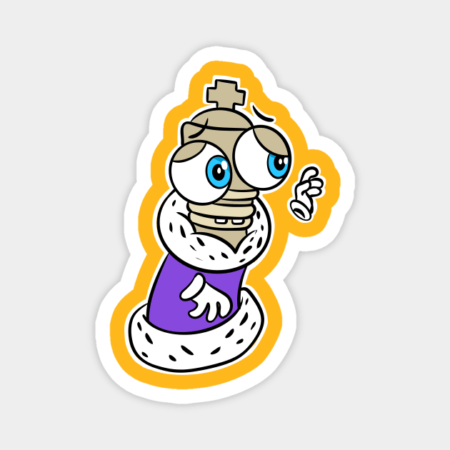 the sad baby King Magnet by rollout578