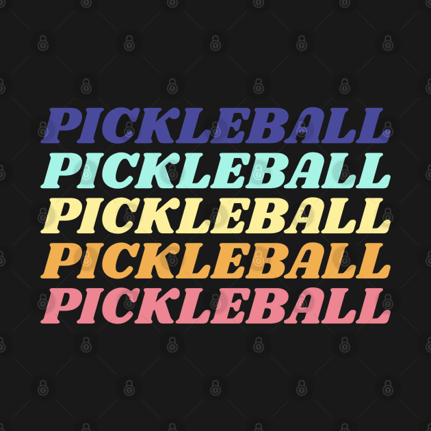 Retro Pickleball by Hello Sunshine