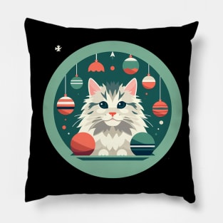 Maine Coon Cat Xmas Xmas Ornament, Love Cats Pillow