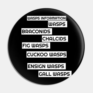 Wasps information Chalcids, cuckoo, ensign, gall, fig wasps Pin