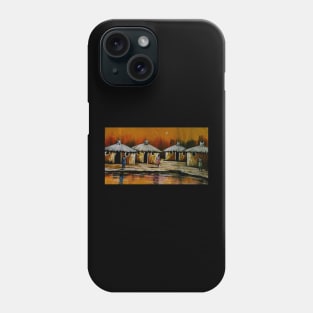 African Village, African People Artwork, Black History Phone Case