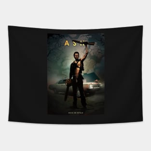 Ash Williams - Delta 88 royale - Evil Dead - Car Legends Tapestry