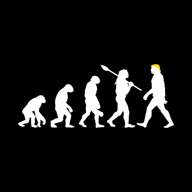 De-Evolution Anti Trump by Marcell Autry