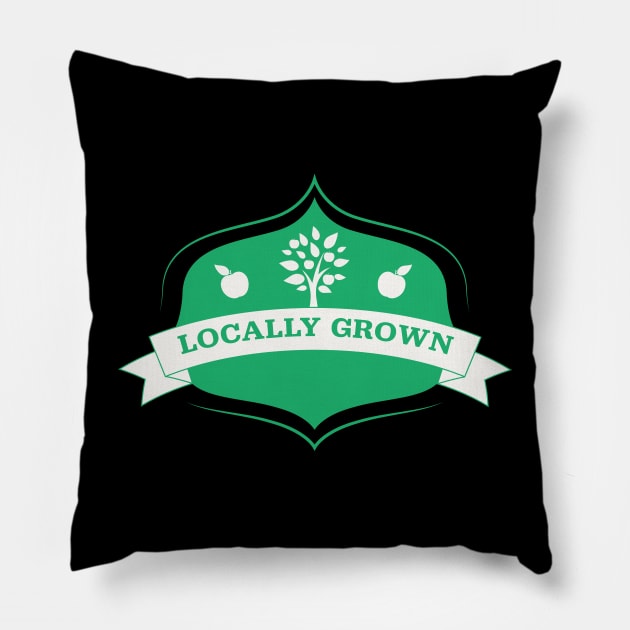 Locally Grown Pillow by SWON Design