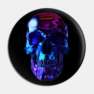 Cyberpunk Skull Pin