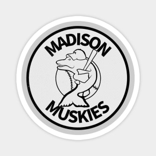 Defunct Madison Muskies Minor League Baseball 1983 Magnet