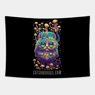 Techno Shirt - Techno Cat - Catsondrugs.com - #catlove #cats #cat #catsofinstagram #of #catlife #catlover #catstagram #catlovers #catoftheday Tapestry