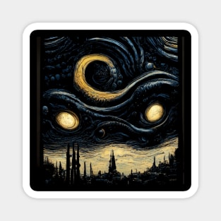 HR Giger Starry Starry Night Magnet