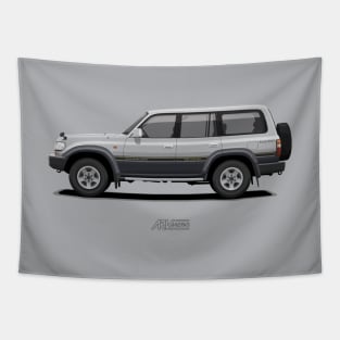 Toyota Land Cruiser 80 VX Limited Silver-Grey Tapestry