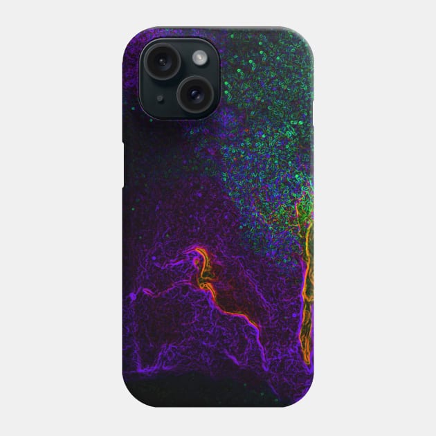 Black Panther Art - Glowing Edges 150 Phone Case by The Black Panther