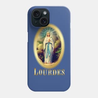 Our Lady of Lourdes Virgin Mary France St Bernadette France Catholic Phone Case