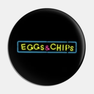 Eggs & Chips Pin