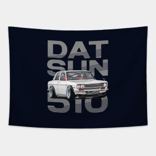 Drive The Classic Car - Datsun 510 (White) - Datsun Tapestry