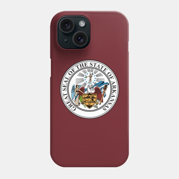 State of Arkansas Phone Case by Comshop