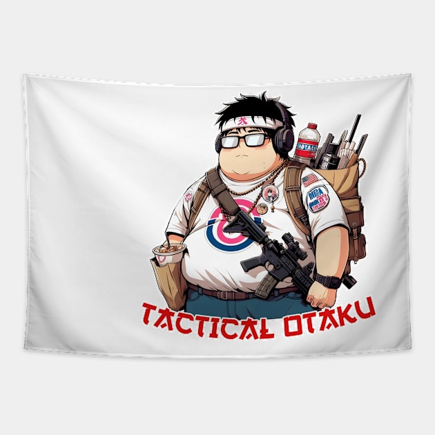 Tactical Otaku Tapestry by Rawlifegraphic