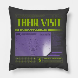 UFO UAPs Close Encounters Their Visit extraterrestrial Pillow