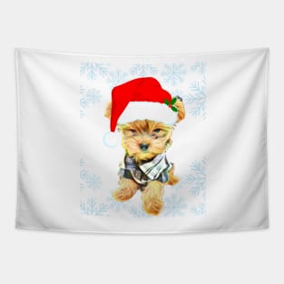 A Puppy for Christmas, Christmas gifts, Holiday gifts Tapestry