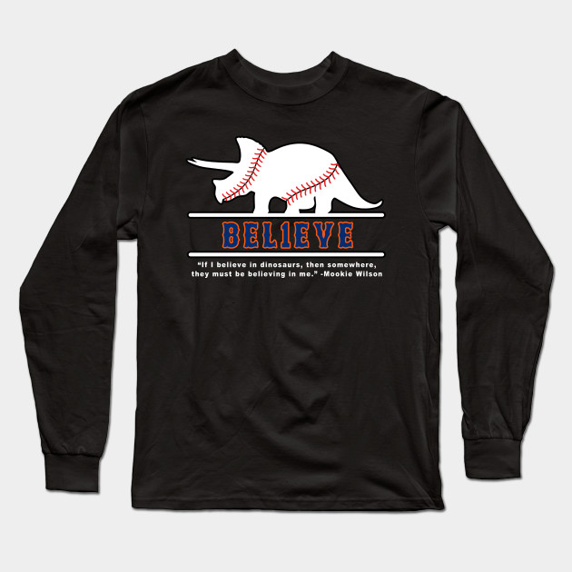 Mookie Wilson Believes In Dinosaurs Essential T-Shirt for Sale by