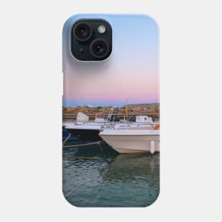 Seaport Sunset Summer Boats Sailing Phone Case