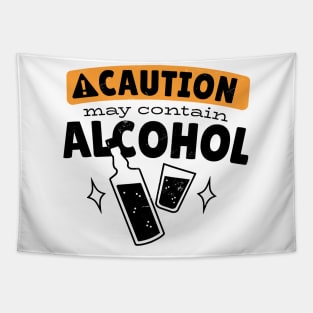 Caution May Contain Alcohol Tapestry