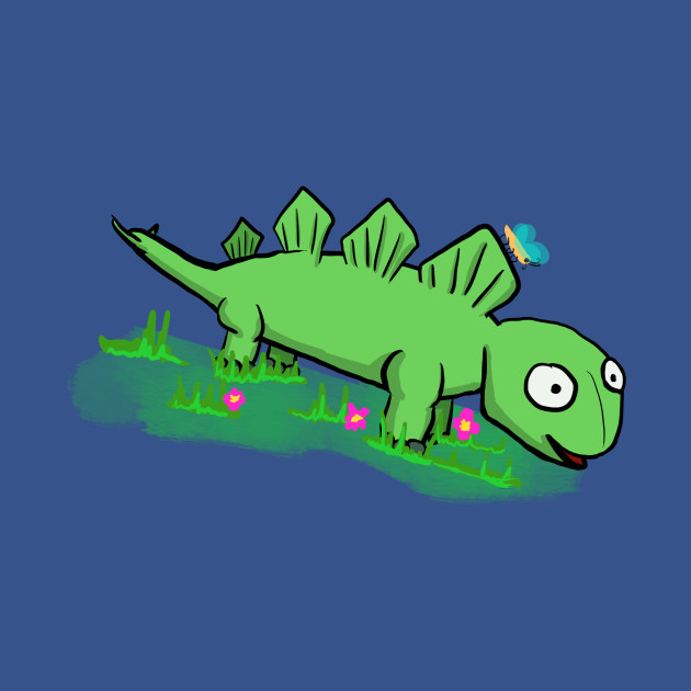 Disover Stegosawwwrus - Dinosaur - T-Shirt