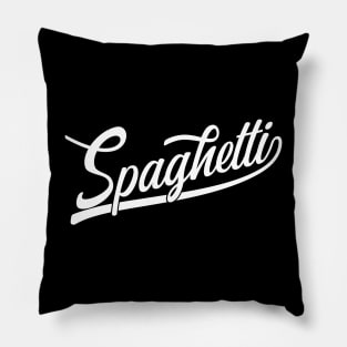 Spaghetti, funny baseball style italian pasta Pillow