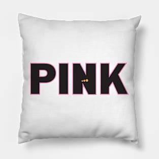 Black Pink Pillow