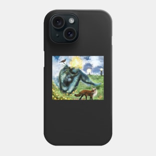 The Loneliness of the long Distance Summer or The Light from Houses [Digital Fantasy Figure Illustration] Phone Case