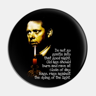 Dylan Thomas Design Pin