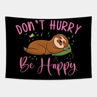 Cute Sloth Lazy Office Worker Working Sloth Statement Chill Tapestry