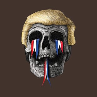 Donald Trump : President Skull T-Shirt