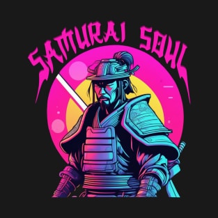 Cyberpunk Samurai, Samurai Soul, Neon Samurai T-Shirt