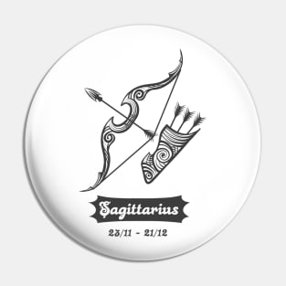 Zodiac signs of Sagittarius Pin