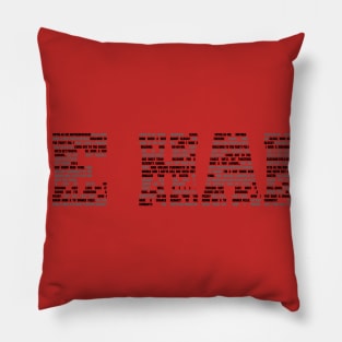 Die Quotes Pillow