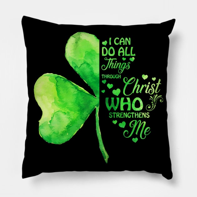 I can do all things through Christ who strengthens me Pillow by Charlotte123