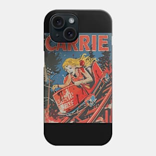 Carrie - A Funny Vintage Horror Movie Parody Phone Case