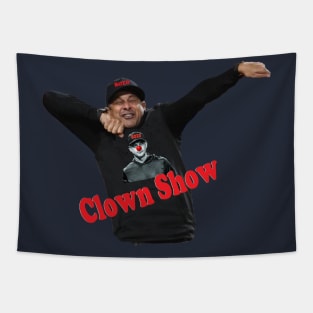 Boone Clown Show Design Tapestry