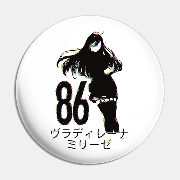 ES17 Glitch Lena / Handler One 86 Eighty Six Dope Black and White Anime Girls Characters Minimalist Silhouette Wallpaper with Vladilena Milize Japanese Kanji Letters x Animangapoi August 2023 Pin by Animangapoi