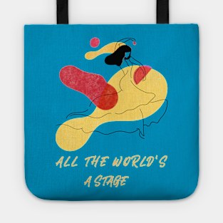 All The World's A Stage Artists & Performers Tote