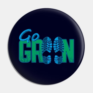 Go Green - Save the Trees Pin