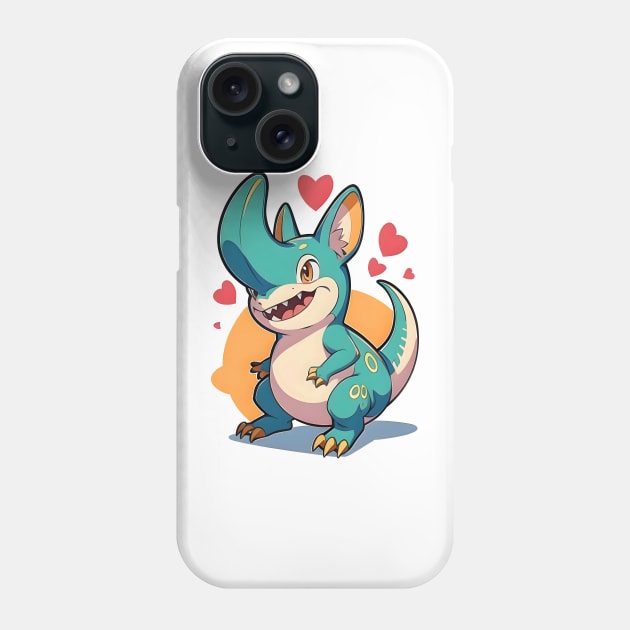 Fun Cartoon Dino 09 Phone Case by CGI Studios